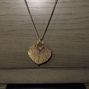 Leaf Heart Necklace